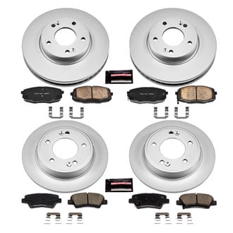 PowerStop® - Z17 Evolution Geomet® Plain Brake Kit