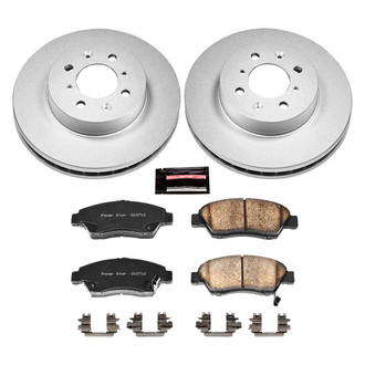 PowerStop® - Z17 Evolution Geomet® Plain Front Brake Kit