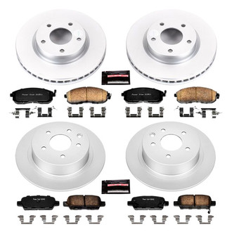 PowerStop® - Z17 Evolution Geomet® Plain Front and Rear Brake Kit