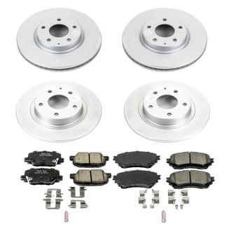 PowerStop® - Z17 Evolution Geomet® Plain Front and Rear Brake Kit