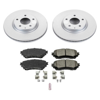 PowerStop® - Z17 Evolution Geomet® Plain Front Brake Kit