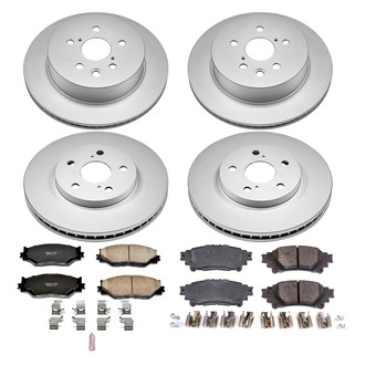 PowerStop® - Z17 Evolution Geomet® Plain Front and Rear Brake Kit