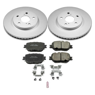 PowerStop® - Z17 Evolution Geomet® Plain Front Brake Kit