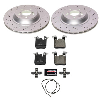 PowerStop® - Z17 Evolution Geomet® Plain Rear Brake Kit