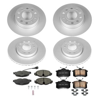PowerStop® - Z17 Evolution Geomet® Plain Front and Rear Brake Kit