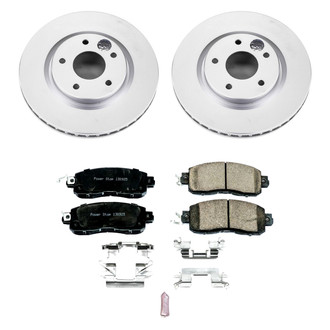 PowerStop® - Z17 Evolution Geomet® Plain Front Brake Kit