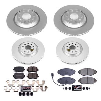 PowerStop® - Z17 Evolution Geomet® Plain Front and Rear Brake Kit