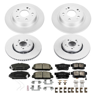 PowerStop® - Z17 Evolution Geomet® Plain Brake Kit