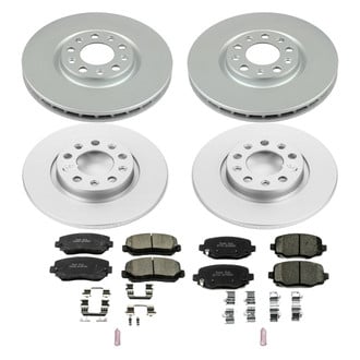 PowerStop® - Z17 Evolution Geomet® Plain Front and Rear Brake Kit