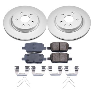 PowerStop® - Z17 Evolution Geomet® Plain Rear Brake Kit
