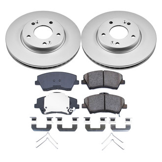 PowerStop® - Z17 Evolution Geomet® Plain Front Brake Kit