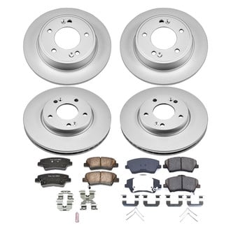 PowerStop® - Z17 Evolution Geomet® Plain Front and Rear Brake Kit