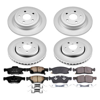 PowerStop® - Z17 Evolution Geomet® Plain Front and Rear Brake Kit