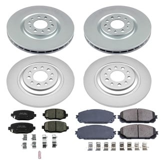 PowerStop® - Evolution Geomet® Z17 Plain Brake Kit