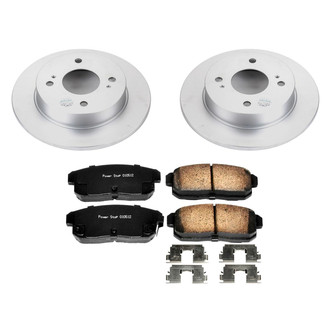 PowerStop® - Z17 Evolution Geomet® Plain Rear Brake Kit