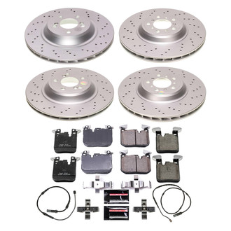 PowerStop® - Z17 Evolution Geomet® Plain Front and Rear Brake Kit
