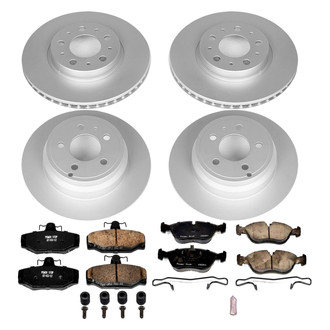 PowerStop® - Z17 Evolution Geomet® Plain Front and Rear Brake Kit