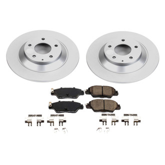 PowerStop® - Z17 Evolution Geomet® Plain Rear Brake Kit
