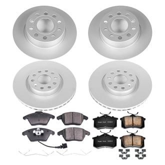 PowerStop® - Z17 Evolution Geomet® Plain Front and Rear Brake Kit