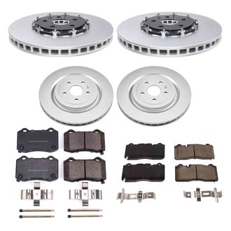 PowerStop® - Z17 Evolution Geomet® Plain Front and Rear Brake Kit