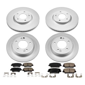 PowerStop® - Z17 Evolution Geomet® Plain Front and Rear Brake Kit