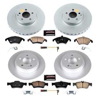 PowerStop® - Z17 Evolution Geomet® Plain Front and Rear Brake Kit