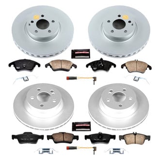 PowerStop® - Z17 Evolution Geomet® Plain Front and Rear Brake Kit
