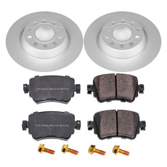 PowerStop® CRK7707 - Z17 Evolution Geomet® Plain Rear Brake Kit