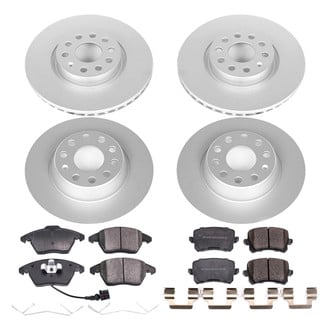 PowerStop® - Z17 Evolution Geomet® Plain Front and Rear Brake Kit