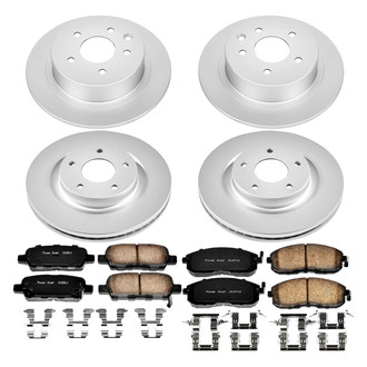 PowerStop® - Z17 Evolution Geomet® Plain Brake Kit
