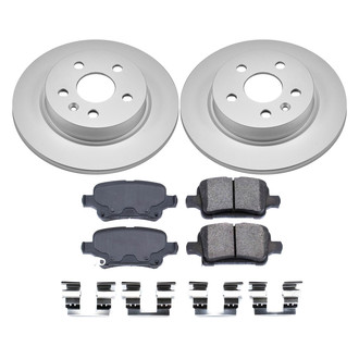 PowerStop® - Z17 Evolution Geomet® Plain Rear Brake Kit