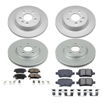 PowerStop® - Z17 Evolution Geomet® Plain Front and Rear Brake Kit