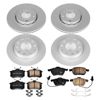 PowerStop® - Z17 Evolution Geomet® Plain Front and Rear Brake Kit