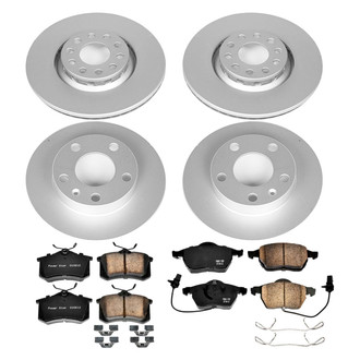 PowerStop® - Z17 Evolution Geomet® Plain Front and Rear Brake Kit