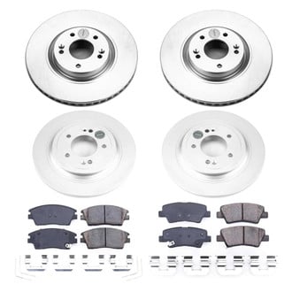 PowerStop® - Z17 Evolution Geomet® Plain Front and Rear Brake Kit