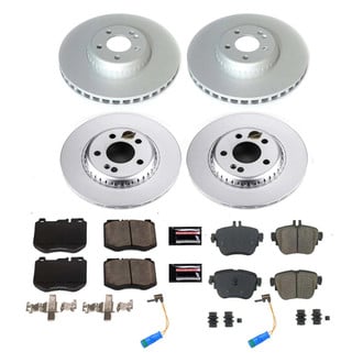 PowerStop® - Z17 Evolution Geomet® Plain Front and Rear Brake Kit