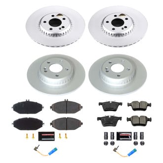 PowerStop® - Z17 Evolution Geomet® Plain Front and Rear Brake Kit