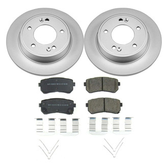 PowerStop® - Z17 Evolution Geomet® Plain Rear Brake Kit