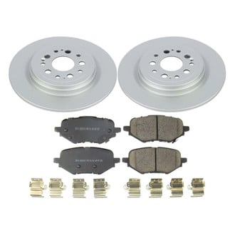PowerStop® CRK8296 - Z17 Evolution Geomet® Plain Rear Brake Kit