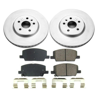 PowerStop® - Z17 Evolution Geomet® Plain Front Brake Kit