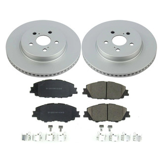 PowerStop® - Z17 Evolution Geomet® Plain Front Brake Kit