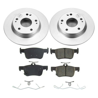 PowerStop® CRK8330 - Z17 Evolution Geomet® Plain Rear Brake Kit