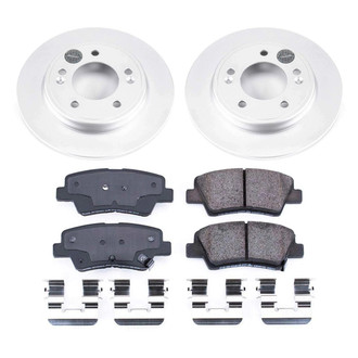 PowerStop® - Z17 Evolution Geomet® Plain Rear Brake Kit