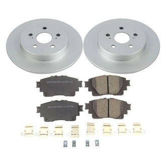 PowerStop® - Z17 Evolution Geomet® Plain Rear Brake Kit