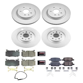 PowerStop® - Z17 Evolution Geomet® Plain Front and Rear Brake Kit