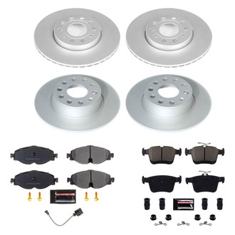PowerStop® - Z17 Evolution Geomet® Plain Front and Rear Brake Kit