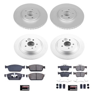 PowerStop® - Z17 Evolution Geomet® Plain Front and Rear Brake Kit