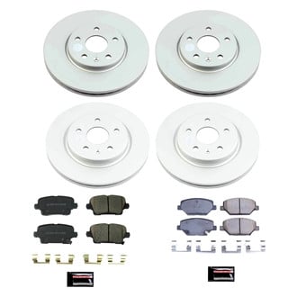 PowerStop® - Z17 Evolution Geomet® Plain Front and Rear Brake Kit