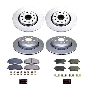 PowerStop® - Z17 Evolution Geomet® Plain Brake Kit