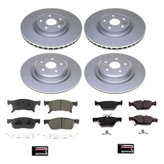 PowerStop® - Z17 Evolution Geomet® Plain Front and Rear Brake Kit